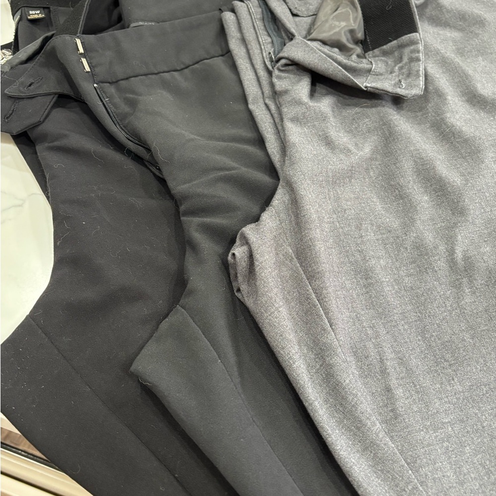 Lot of 3 pair- Worthington Black Curvy Fit Trousers
